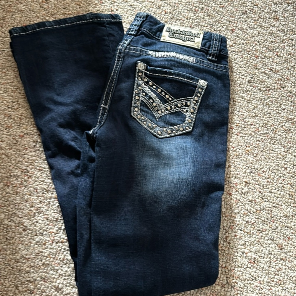 Ladies rock & roll cowgirl jeans